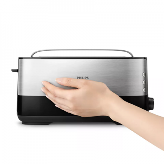 Philips | Toaster | HD2692/90 Viva Collection | Power 950 W | Number of slots 2 | Housing material Metal/Plastic | Black