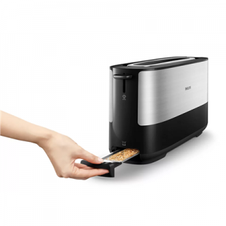 Philips | Toaster | HD2692/90 Viva Collection | Power 950 W | Number of slots 2 | Housing material Metal/Plastic | Black