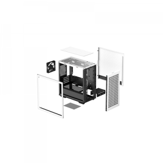 Deepcool | CH370 | Side window | White | Micro ATX | ATX PS2