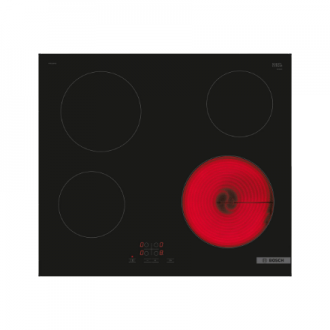 Bosch | Hob | PKE611BA2E Series 4 | Vitroceramic | Number of burners/cooking zones 4 | Touch | Black Bosch | Hob | PKE611BA2E Series 4 | Vitroceramic | Number of burners/cooking zones 4 | Touch | Black