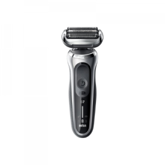 Braun | Shaver | 71-S7200cc | Operating time (max) 50 min | Wet & Dry | Silver/Black Braun | Shaver | 71-S7200cc | Operating time (max) 50 min | Wet & Dry | Silver/Black