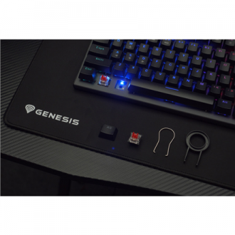 Genesis | THOR 303 TKL | Gaming Keyboard | Wired | Mechanical | RGB LED light | US | USB-A | Replaceable Genesis | THOR 303 TKL | Gaming Keyboard | Wired | Mechanical | RGB LED light | US | USB-A | Replaceable