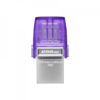 Kingston | DataTraveler | DT Micro Duo 3C | 256 GB | USB Type-C and Type-A | Purple Kingston | DataTraveler | DT Micro Duo 3C | 256 GB | USB Type-C and Type-A | Purple