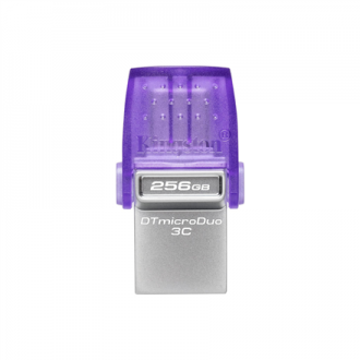 Kingston | DataTraveler | DT Micro Duo 3C | 256 GB | USB Type-C and Type-A | Purple Kingston | DataTraveler | DT Micro Duo 3C | 256 GB | USB Type-C and Type-A | Purple