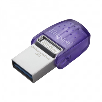 Kingston | DataTraveler | DT Micro Duo 3C | 256 GB | USB Type-C and Type-A | Purple Kingston | DataTraveler | DT Micro Duo 3C | 256 GB | USB Type-C and Type-A | Purple