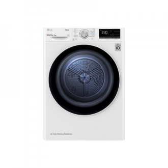 LG | Dryer Machine | RH80V3AV6N | Energy efficiency class D | Front loading | 8 kg | LED | Depth 69 cm | Wi-Fi | White LG | Dryer Machine | RH80V3AV6N | Energy efficiency class D | Front loading | 8 kg | LED | Depth 69 cm | Wi-Fi | White