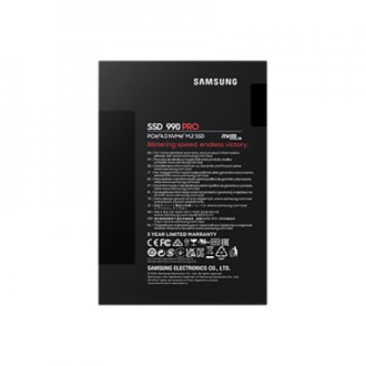 Samsung | 990 PRO | 1000 GB | SSD form factor M.2 2280 | Solid-state drive interface PCIe Gen4x4 | Read speed 7450 MB/s | Write Samsung | 990 PRO | 1000 GB | SSD form factor M.2 2280 | Solid-state drive interface PCIe Gen4x4 | Read speed 7450 MB/s | Write