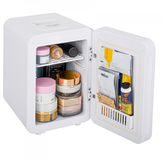 Adler | Mini refrigerator with mirror | AD 8085 | Free standing | Larder | Height 27 cm | Fridge net capacity 4 L | White Adler | Mini refrigerator with mirror | AD 8085 | Free standing | Larder | Height 27 cm | Fridge net capacity 4 L | White