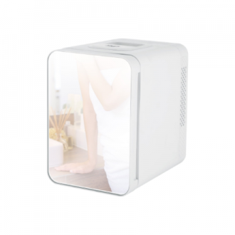 Adler | Mini refrigerator with mirror | AD 8085 | Free standing | Larder | Height 27 cm | Fridge net capacity 4 L | White Adler | Mini refrigerator with mirror | AD 8085 | Free standing | Larder | Height 27 cm | Fridge net capacity 4 L | White