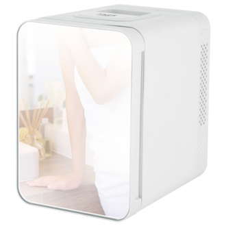 Adler | Mini refrigerator with mirror | AD 8085 | Free standing | Larder | Height 27 cm | Fridge net capacity 4 L | White Adler | Mini refrigerator with mirror | AD 8085 | Free standing | Larder | Height 27 cm | Fridge net capacity 4 L | White