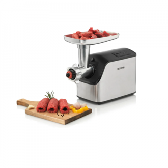 Gorenje | Meat Grinder | MG2202XE | Stainless Steel/Black | 2200 W | Number of speeds 1 | Throughput (kg/min) 2.2 Gorenje | Meat Grinder | MG2202XE | Stainless Steel/Black | 2200 W | Number of speeds 1 | Throughput (kg/min) 2.2