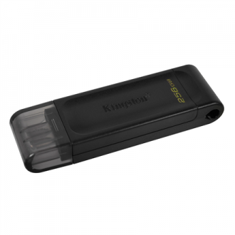 Kingston | USB Flash Drive | DataTraveler 70 | 256 GB | USB 3.2 Gen 1 Type-C | Black Kingston | USB Flash Drive | DataTraveler 70 | 256 GB | USB 3.2 Gen 1 Type-C | Black