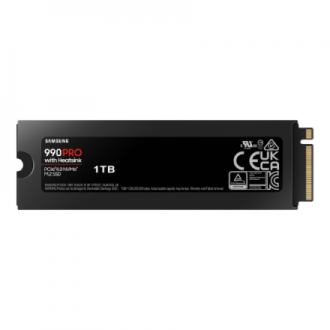 Samsung | 990 PRO with Heatsink | 1000 GB | SSD form factor M.2 2280 | Solid-state drive interface M.2 NVMe | Read speed 7450 MB Samsung | 990 PRO with Heatsink | 1000 GB | SSD form factor M.2 2280 | Solid-state drive interface M.2 NVMe | Read speed 7450 MB