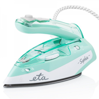 ETA | ETA127190000 Sophia | Steam Travel Iron | 1100 W | Water tank capacity 80 ml | Continuous steam 30 g/min | Steam boost per ETA | ETA127190000 Sophia | Steam Travel Iron | 1100 W | Water tank capacity 80 ml | Continuous steam 30 g/min | Steam boost per