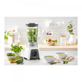 TEFAL | Blender | BL2C0130 | Tabletop | 450 W | Jar material Plastic | Jar capacity 1.5 L | Ice crushing | White TEFAL | Blender | BL2C0130 | Tabletop | 450 W | Jar material Plastic | Jar capacity 1.5 L | Ice crushing | White