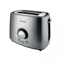 Gorenje | Toaster | T1000E | Power 1000 W | Number of slots 2 | Housing material Metal | Stainless Steel Gorenje | Toaster | T1000E | Power 1000 W | Number of slots 2 | Housing material Metal | Stainless Steel