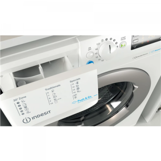 INDESIT | Washing machine | BWSE 71295X WSV EU | Energy efficiency class B | Front loading | Washing capacity 7 kg | 1200 RPM | INDESIT | Washing machine | BWSE 71295X WSV EU | Energy efficiency class B | Front loading | Washing capacity 7 kg | 1200 RPM |