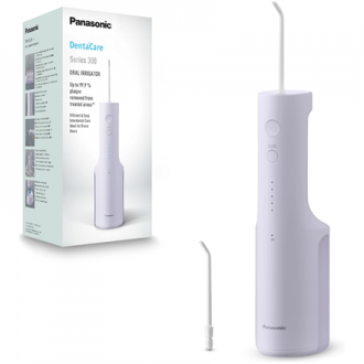 Panasonic Oral Irrigator | EW-DJ26-V303 | Cordless | 200 ml | Number of heads 2 | White Panasonic Oral Irrigator | EW-DJ26-V303 | Cordless | 200 ml | Number of heads 2 | White
