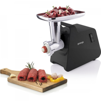 Gorenje Meat grinder | MG2001SB | Black/Stainless Steel | 2000 W | Number of speeds 1 | Throughput (kg/min) 2.6