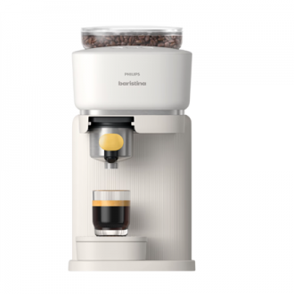 Philips Coffee maker | BAR300/03 Baristina | Pump pressure 16 bar | Semi-automatic | 122.8 W | White Philips Coffee maker | BAR300/03 Baristina | Pump pressure 16 bar | Semi-automatic | 122.8 W | White
