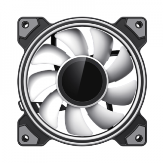 Gamemax Case Fan | DUAL RING INFINITY BK | Black Gamemax Case Fan | DUAL RING INFINITY BK | Black
