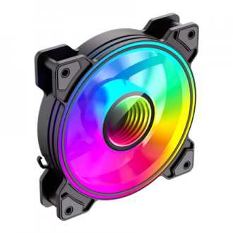 Gamemax Case Fan | DUAL RING INFINITY BK | Black Gamemax Case Fan | DUAL RING INFINITY BK | Black