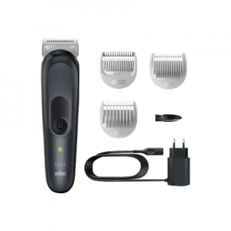 Braun | Body Groomer | BG3340 | Cordless and corded | Black/Grey Braun | Body Groomer | BG3340 | Cordless and corded | Black/Grey