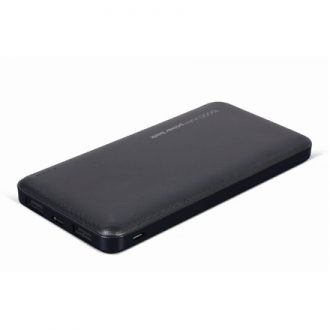 Gembird | Power Bank | PB10-02 | 10000 mAh | 2 x USB-AF | Black Gembird | Power Bank | PB10-02 | 10000 mAh | 2 x USB-AF | Black