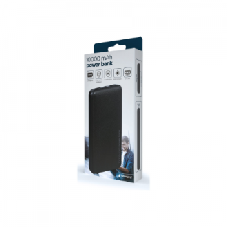 Gembird | Power Bank | PB10-02 | 10000 mAh | 2 x USB-AF | Black Gembird | Power Bank | PB10-02 | 10000 mAh | 2 x USB-AF | Black