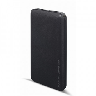 Gembird | Power Bank | PB10-02 | 10000 mAh | 2 x USB-AF | Black Gembird | Power Bank | PB10-02 | 10000 mAh | 2 x USB-AF | Black