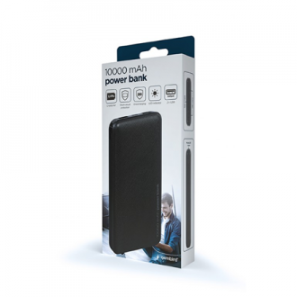 Gembird | Power Bank | PB10-02 | 10000 mAh | 2 x USB-AF | Black Gembird | Power Bank | PB10-02 | 10000 mAh | 2 x USB-AF | Black