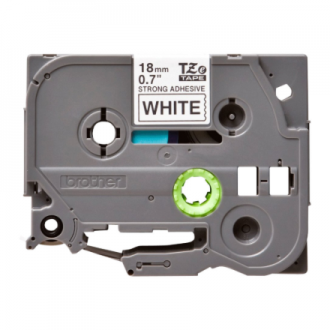Brother | TZe-S241 Strong Adhesive Laminated Tape | Black on White | TZe | 8 m | 1.8 cm Brother | TZe-S241 Strong Adhesive Laminated Tape | Black on White | TZe | 8 m | 1.8 cm