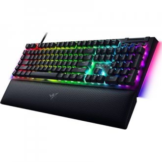 Razer | BlackWidow V4 | Mechanical Gaming keyboard | Wired | RGB LED light | US | Black | Yellow Switches Razer | BlackWidow V4 | Mechanical Gaming keyboard | Wired | RGB LED light | US | Black | Yellow Switches