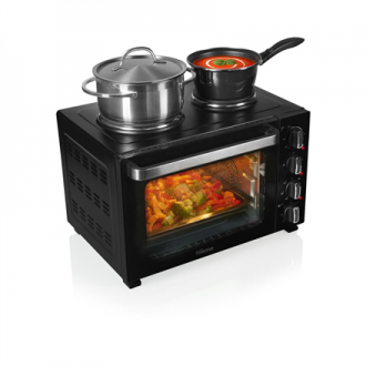 Tristar Convection Oven with 2 Hot Plates | OV-3670 | 35 L | 3200 W | Black Tristar Convection Oven with 2 Hot Plates | OV-3670 | 35 L | 3200 W | Black
