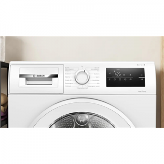 Bosch Dryer machine with heat pump | WTH85V0MSN | Energy efficiency class E | Front loading | 8 kg | LED | Depth 61 cm | White Bosch Dryer machine with heat pump | WTH85V0MSN | Energy efficiency class E | Front loading | 8 kg | LED | Depth 61 cm | White