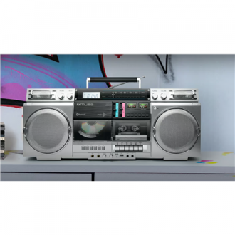 Muse | Ghetto Blasters | M-380 GBS | AUX in | Bluetooth | Cassette deck | CD player Muse | Ghetto Blasters | M-380 GBS | AUX in | Bluetooth | Cassette deck | CD player