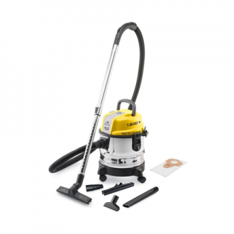 Vacuum Cleaner | Fachmann 4211 90000 | ETA Bag/Bagless | Power 1200 W | Wet suction | Black/Yellow | Dust capacity 15 L Vacuum Cleaner | Fachmann 4211 90000 | ETA Bag/Bagless | Power 1200 W | Wet suction | Black/Yellow | Dust capacity 15 L