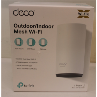 SALE OUT. TP-LINK Deco X50-Outdoor AX3000 Outdoor Whole Home Mesh WiFi 6 Unit | SALE OUT. TP-LINK AX3000 Outdoor Whole Home Mesh SALE OUT. TP-LINK Deco X50-Outdoor AX3000 Outdoor Whole Home Mesh WiFi 6 Unit | SALE OUT. TP-LINK AX3000 Outdoor Whole Home Mesh