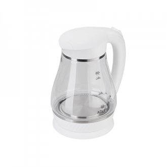 Adler | Kettle | AD 1274 | Electric | 2200 W | 1.7 L | Polypropylene/Glass | 360 rotational base | White