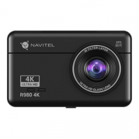 Navitel | Dashcam with Wi-Fi, GPS-informer, and digital speedometer | R980 4K | IPS display 3'' 854x480 Touchscreen | GPS (satel