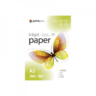 ColorWay PrintPro Photo Paper, 100 sheets | Matte | 190 g/m | A3 ColorWay PrintPro Photo Paper, 100 sheets | Matte | 190 g/m | A3