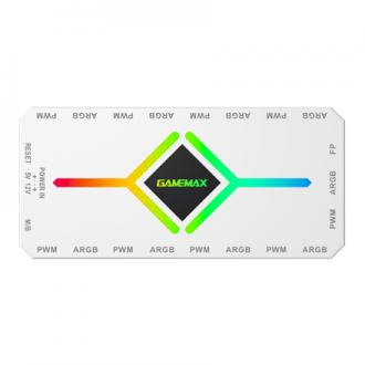Gamemax | V4.0 ARGB PWM HUB WT | Hub for Gaming Chassis Gamemax | V4.0 ARGB PWM HUB WT | Hub for Gaming Chassis