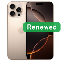 Apple Renewed Grade A++ | Apple iPhone 16 Pro Max | Desert Titanium | 6.9 Apple Renewed Grade A++ | Apple iPhone 16 Pro Max | Desert Titanium | 6.9