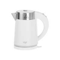 Adler | Kettle | AD 1372 | Electric | 800 W | 0.6 L | Plastic/Stainless steel | 360 rotational base | White Adler | Kettle | AD 1372 | Electric | 800 W | 0.6 L | Plastic/Stainless steel | 360 rotational base | White