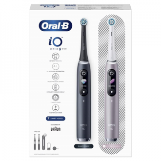 Oral-B | Electric Toothbrush | iO 9 Series Duo | Rechargeable | For adults | Number of brush heads included 2 | Number of teeth Oral-B | Electric Toothbrush | iO 9 Series Duo | Rechargeable | For adults | Number of brush heads included 2 | Number of teeth