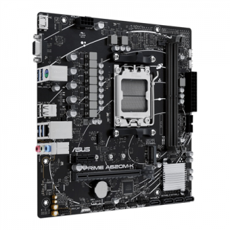 Asus | PRIME A620M-K | Processor family AMD | Processor socket AM5 | DDR5 DIMM | Memory slots 2 | Supported hard disk drive inte
