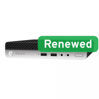 HP Renewed Grade A | ProDesk 400 G4 | Intel Core i3 | i3-8100T | 8 GB | SSD | 128 GB | Intel UHD Graphics 630 | Windows 11 Pro 