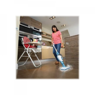 BLACK & DECKER Steam cleaner | FSMH1321-QS | Power 1300 W | Steam pressure 2.5 bar | Water tank capacity 0.5 L | White/Aqua BLACK & DECKER Steam cleaner | FSMH1321-QS | Power 1300 W | Steam pressure 2.5 bar | Water tank capacity 0.5 L | White/Aqua