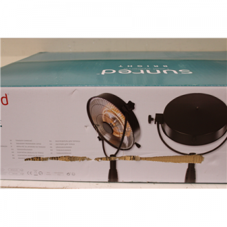 SALE OUT. SUNRED Heater | RSS16, Retro Bright Standing | Infrared | 2100 W | Black | DAMAGED PACKAGING | IP54 SALE OUT. SUNRED Heater | RSS16, Retro Bright Standing | Infrared | 2100 W | Black | DAMAGED PACKAGING | IP54