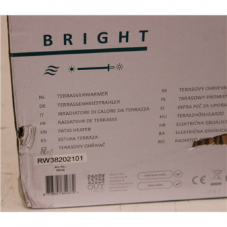 SALE OUT. SUNRED Heater | RSS16, Retro Bright Standing | Infrared | 2100 W | Black | DAMAGED PACKAGING | IP54 SALE OUT. SUNRED Heater | RSS16, Retro Bright Standing | Infrared | 2100 W | Black | DAMAGED PACKAGING | IP54